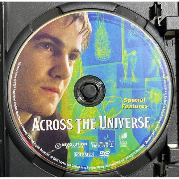 Across the Universe (DVD, 2008) 2-Disc Deluxe PG-13 Beatles Musical Evan Rachel - Picture 4 of 4